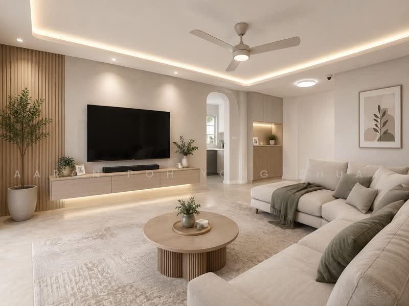 825 Woodlands Street 81, 825 Woodlands Street 81, 3 Bedrooms, 904 sqft, HDB Flat For Sale, by Aaron Poh Yong Chuan, 500217196 - Living Room - PropertyGuru.com.sg