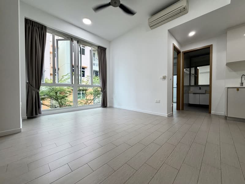 Roots @ Transit, 9 Transit Road, 2 Bedrooms, 581 sqft, Apartment For Rent, by Amelia Chia, 500217240 - Living Room - PropertyGuru.com.sg
