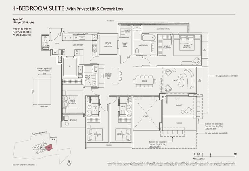 UPPERHOUSE at Orchard Boulevard, 22 Orchard Boulevard, 4 Bedrooms, 2,056 sqft, Condominium For Sale, by Sylvia Wong, 500217258 - DP2 - PropertyGuru.com.sg