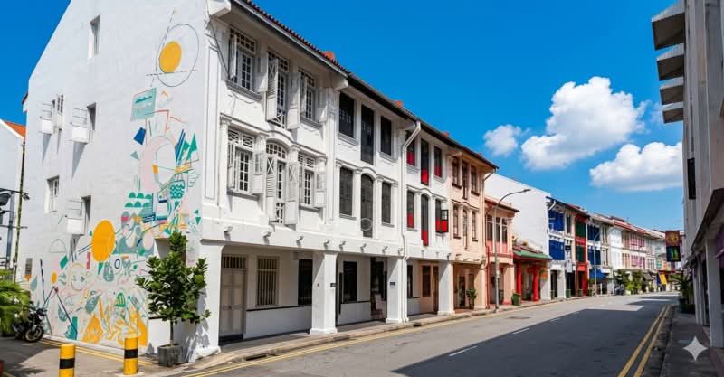 PRIME CBD FREEHOLD COMMERCIAL CONSERVATION SHOPHOUSE, , 1,300 sqft, Shop / Shophouse For Sale, by Julie Soh 苏保历, 500217286 - Exterior - CommercialGuru.com.sg