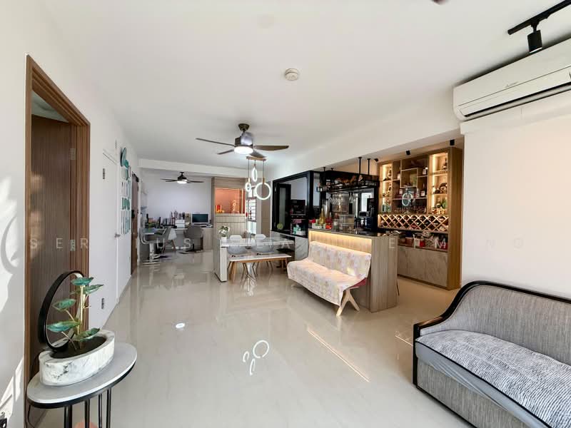 409C Northshore Drive, 409C Northshore Drive, 3 Bedrooms, 1,206 sqft, HDB Flat For Sale, by Sergius Seah Weiming, 500217288 - Living Room - PropertyGuru.com.sg