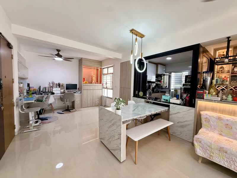 409C Northshore Drive, 409C Northshore Drive, 3 Bedrooms, 1,206 sqft, HDB Flat For Sale, by Sergius Seah Weiming, 500217288 - Kitchen/Dining/Study - PropertyGuru.com.sg