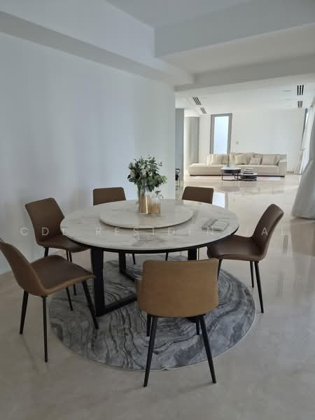 One Shenton, 1 Shenton Way, 4 Bedrooms, 5,640 sqft, Condominium For Rent, by CDL Residential, 500217328 - Dining Room - PropertyGuru.com.sg