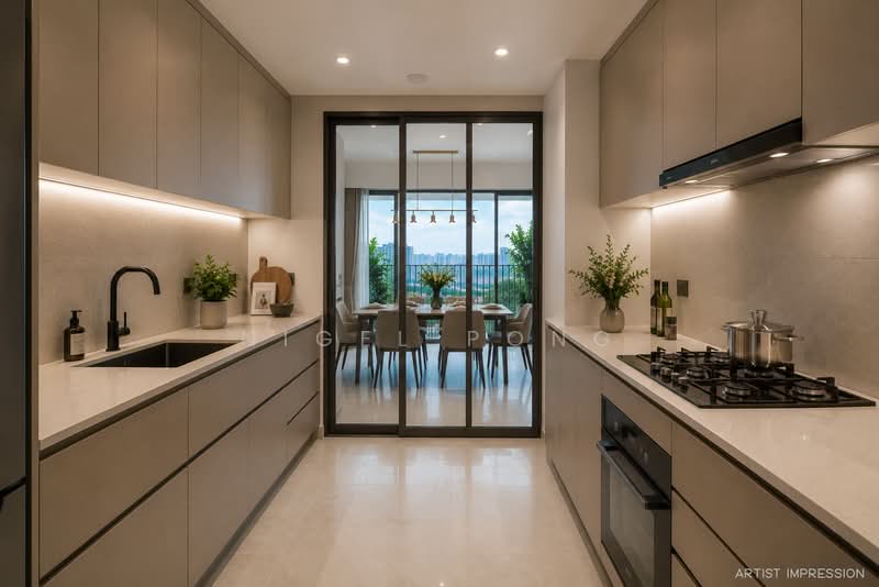 Chuan Park, 240 Lorong Chuan, 3 Bedrooms, 1,485 sqft, Condominium For Sale, by Nigel Pong, 500217342 - Kitchen - PropertyGuru.com.sg