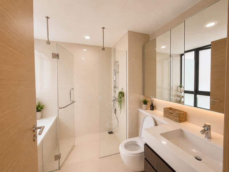 The Palette, 103 Pasir Ris Grove, 4 Bedrooms, 1,173 sqft, Condominium For Sale, by Lynn Chen, 500217353 - Master Bathroom - PropertyGuru.com.sg