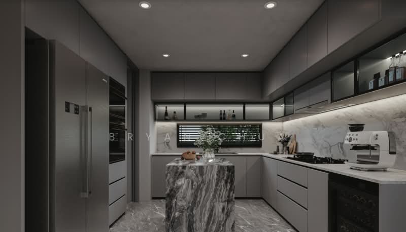🏡 Rare Brand New Semi-Detached at Chancery 🏡, Chancery, Dyson, 6 Bedrooms, 6,560 sqft, Semi-Detached House For Sale, by Bryan Chua, 500217378 - Kitchen - PropertyGuru.com.sg