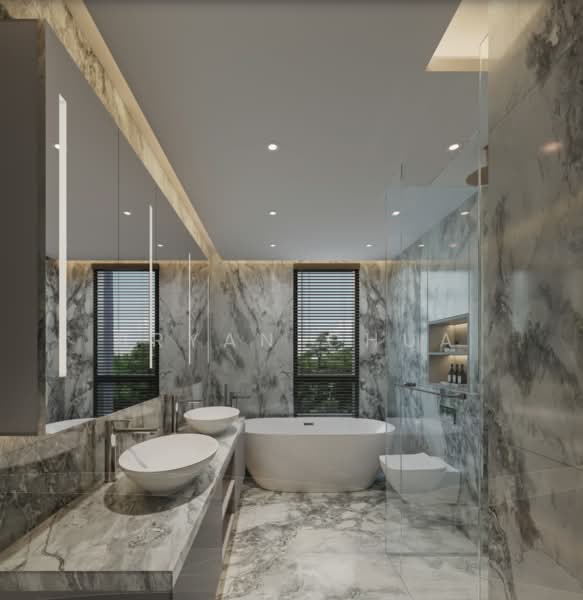 🏡 Rare Brand New Semi-Detached at Chancery 🏡, Chancery, Dyson, 6 Bedrooms, 6,560 sqft, Semi-Detached House For Sale, by Bryan Chua, 500217378 - Bathroom - PropertyGuru.com.sg