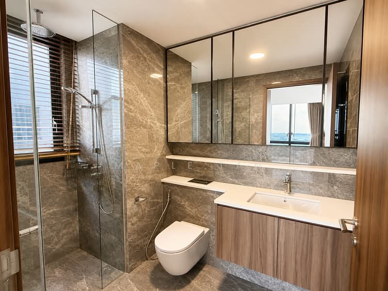 Lentor Modern, Lentor Central, 3 Bedrooms, 990 sqft, Condominium For Sale, by Maple Tan, 500217414 - Bathroom - PropertyGuru.com.sg