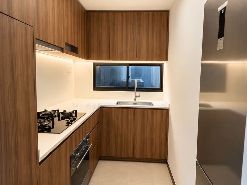 Lentor Modern, Lentor Central, 3 Bedrooms, 990 sqft, Condominium For Sale, by Maple Tan, 500217414 - Kitchen - PropertyGuru.com.sg