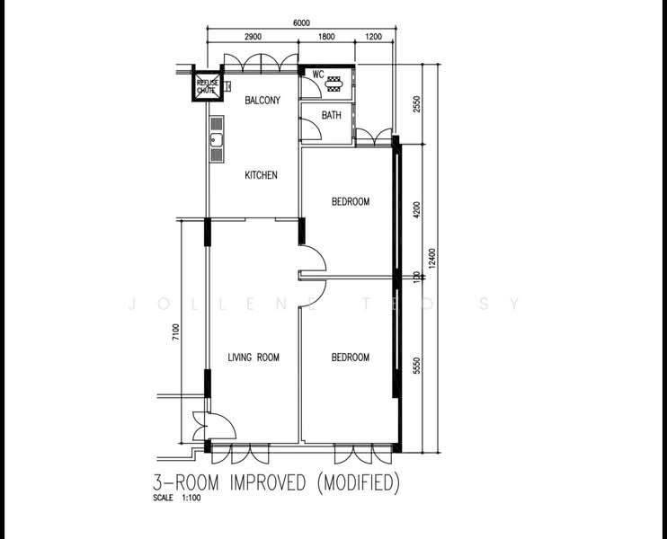 1 Hougang Avenue 3, 1 Hougang Avenue 3, 2 Bedrooms, 753 sqft, HDB Flat For Sale, by Jollene Teo SY, 500217435 - PropertyGuru.com.sg