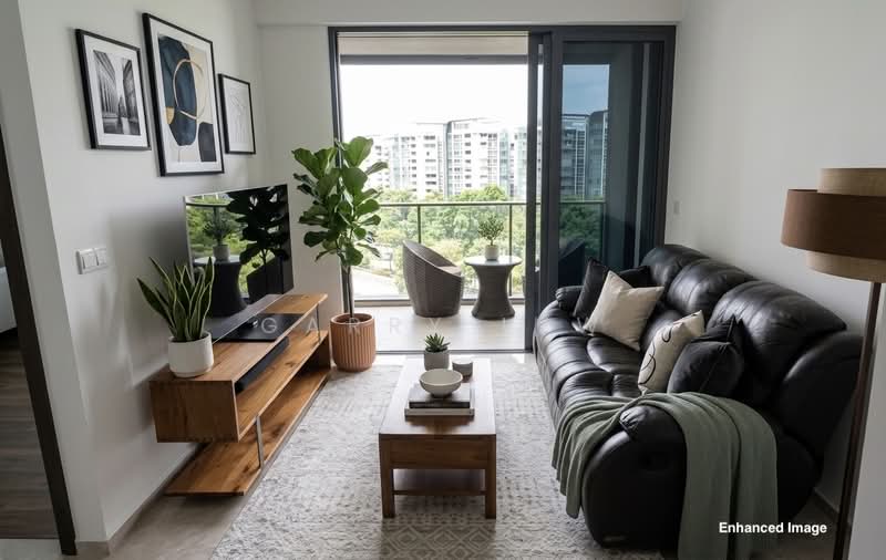 Parc Clematis, 8F Jalan Lempeng, Buona Vista / West Coast / Clementi New Town, 2 Bedrooms, 721 sqft, Condominium For Sale, by Garry Lew, 500217455 - Living Room - PropertyGuru.com.sg