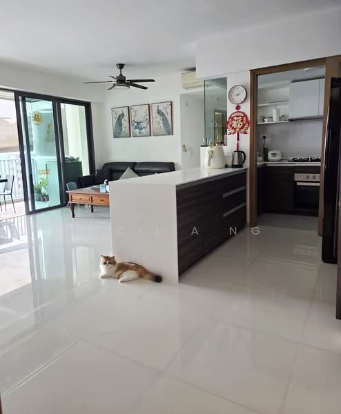 The Terrace, 88 Edgedale Plains, 4 Bedrooms, 1,442 sqft, Executive Condominium For Sale, by Cecilia Ng, 500217516 - Living Room - PropertyGuru.com.sg