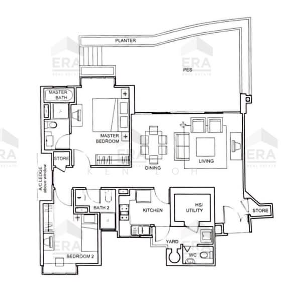 Amaranda Gardens, 120 Serangoon Avenue 3, 2 Bedrooms, 1,378 sqft, Condominium For Sale, by Ken Loh, 500217532 - PropertyGuru.com.sg