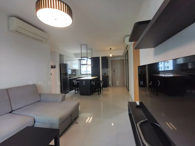 Esparina Residences, 127 Compassvale Bow, 2 Bedrooms, 828 sqft, Executive Condominium For Sale, by Chua RenJie (RJ), 500217539 - Living Room - PropertyGuru.com.sg