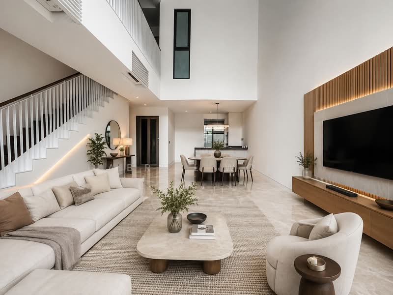 Pollen Collection, Pollen View Off Nim Road, 5 Bedrooms, 4,100 sqft, Terraced House For Sale, by Gabriel Wong, 500217581 - Living Room - PropertyGuru.com.sg