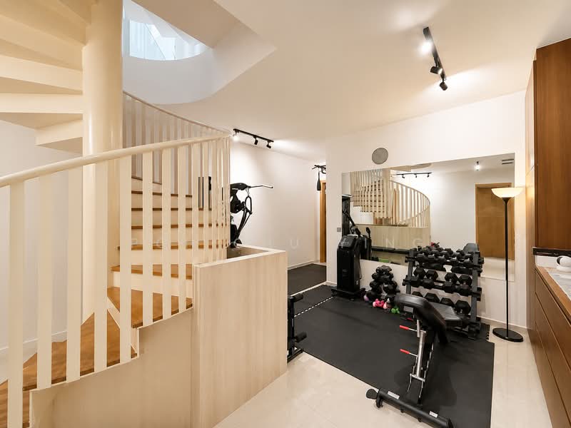 Renovated Semi-D + Lift and Basement! Serangoon Gardens, Kingswear Avenue, Hougang / Punggol / Sengkang, 5 Bedrooms, 5,500 sqft, Semi-Detached House For Sale, by Poh Chu Ying, 500217606 - Gym - PropertyGuru.com.sg