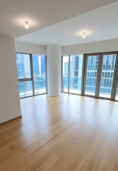 One Shenton, 1 Shenton Way, 2 Bedrooms, 1,119 sqft, Condominium For Rent, by Sally Queck, 500217608 - Living Room - PropertyGuru.com.sg