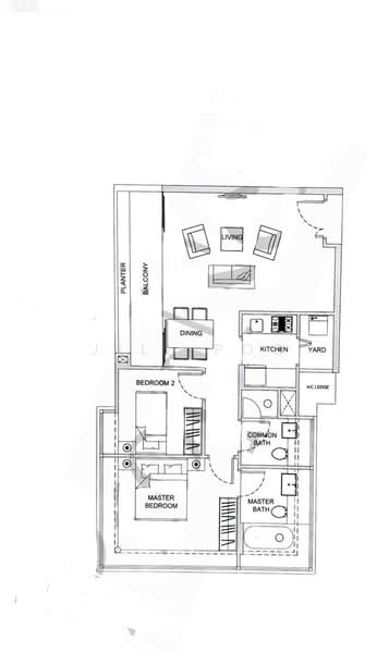 Bliss Ville, 69H Lorong Melayu, 2 Bedrooms, 904 sqft, Condominium For Sale, by Jill Poo, 500217610 - PropertyGuru.com.sg