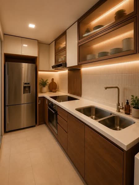 Bliss Ville, 69H Lorong Melayu, 2 Bedrooms, 904 sqft, Condominium For Sale, by Jill Poo, 500217610 - Kitchen - PropertyGuru.com.sg