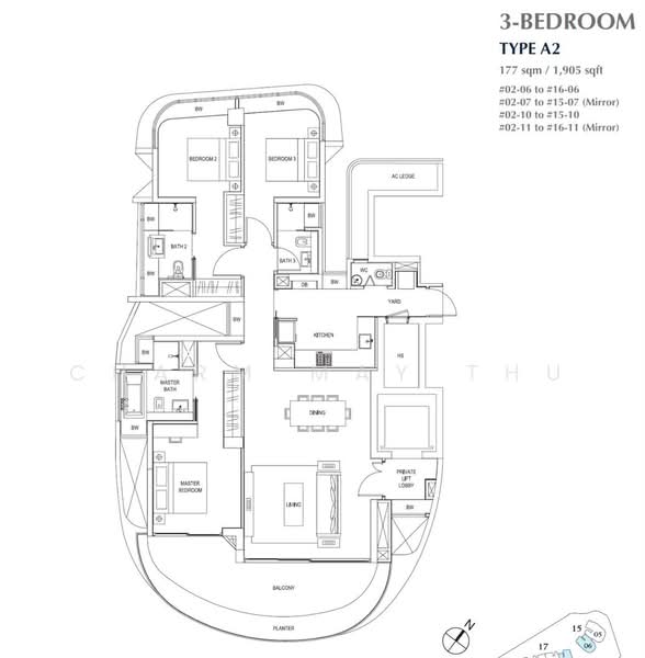 Cape Royale, 23 Cove Way, Harbourfront / Telok Blangah, 3 Bedrooms, 1,905 sqft, Condominium For Sale, by Charm May Thu, 500217623 - PropertyGuru.com.sg