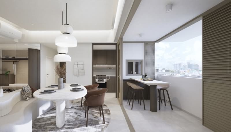 Cheap Freehold D19 Brand New Near Pri School, , 3 Bedrooms, 1,012 sqft, Apartment For Sale, by Sharon Tay, 500217632 - Dining Room - PropertyGuru.com.sg