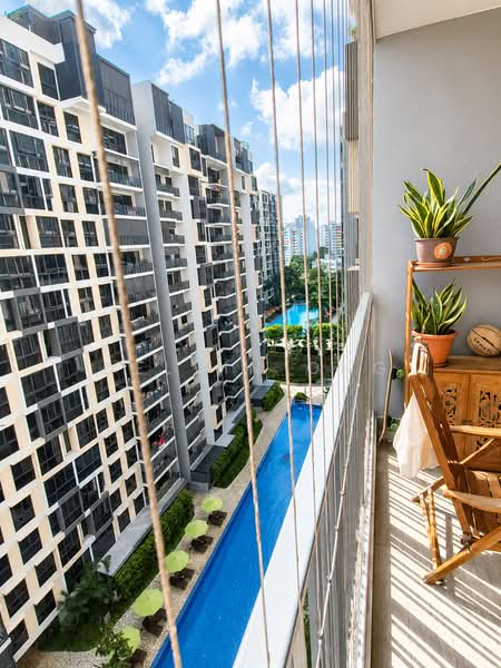 The Rainforest, 341 Choa Chu Kang Avenue 3, 3 Bedrooms, 947 sqft, Executive Condominium For Sale, by Delvin Ong, 500217696 - Balcony - PropertyGuru.com.sg