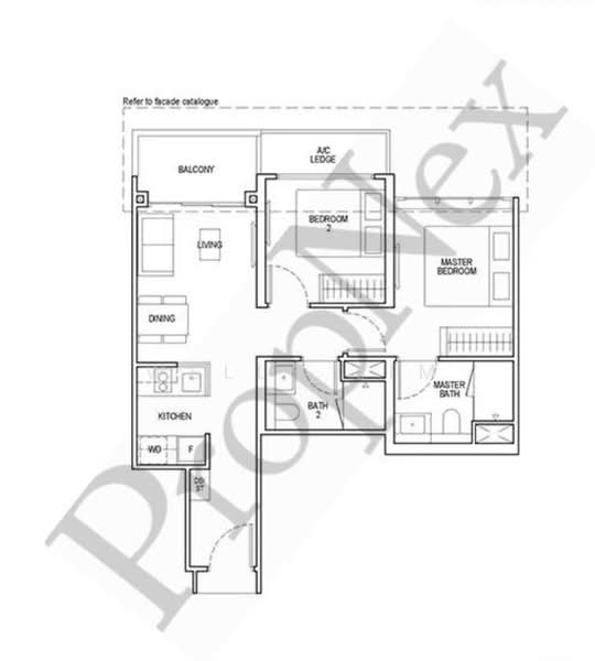 Irwell Hill Residences, 6 Irwell Hill, 2 Bedrooms, 657 sqft, Condominium For Sale, by Wells Lim, 500217699 - PropertyGuru.com.sg
