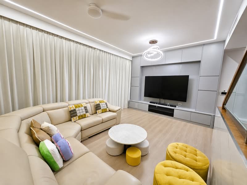 Belgravia Green, Belgravia Drive, 5 Bedrooms, 3,466 sqft, Terraced House For Sale, by Michelle Yap, 500217727 - Living Room - PropertyGuru.com.sg