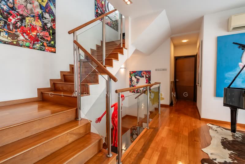 Best Value Art House 2.5 Storey Corner Terrace, Walk to Greenwich V, Seletar Hills Estate, Seletar Hills Estate, 5 Bedrooms, 3,600 sqft, Corner Terrace For Sale, by Clarence Long, 500217737 - Staircase - PropertyGuru.com.sg