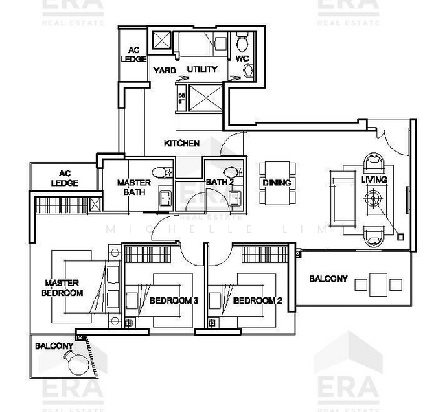 Foresque Residences, 101 Petir Road, 3 Bedrooms, 1,130 sqft, Condominium For Sale, by Michelle Lim, 500217743 - PropertyGuru.com.sg