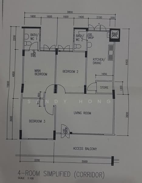 288 Yishun Avenue 6, 288 Yishun Avenue 6, 3 Bedrooms, 904 sqft, HDB Flat For Sale, by Sandy Hong, 500217763 - PropertyGuru.com.sg