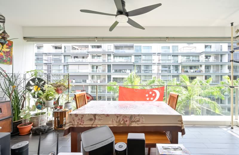 Hedges Park Condominium, 81 Flora Drive, 4 Bedrooms, 1,345 sqft, Condominium For Sale, by Doreen Chan, 500217810 - Balcony - PropertyGuru.com.sg