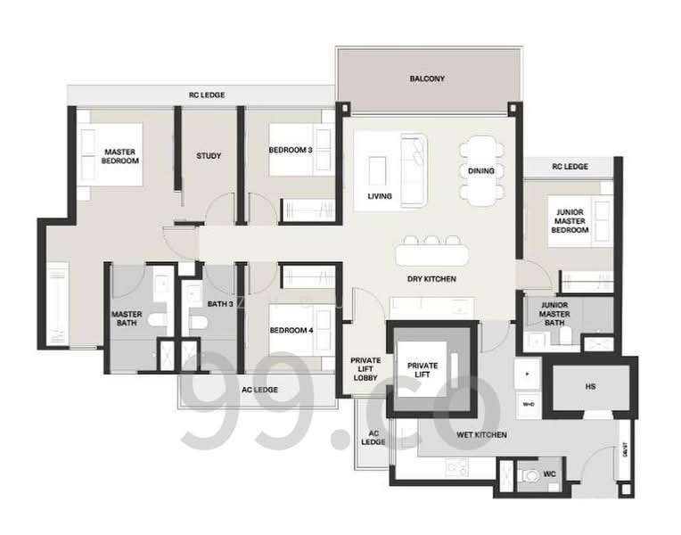 Clavon, Clementi Avenue 1, 4 Bedrooms, 1,582 sqft, Condominium For Rent, by Zhou Li, 500217831 - PropertyGuru.com.sg