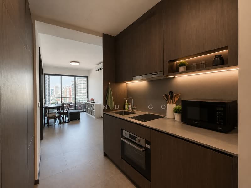 Midtown Modern, 18 Tan Quee Lan Street, 2 Bedrooms, 635 sqft, Condominium For Sale, by Amanda Goh, 500217913 - Kitchen - PropertyGuru.com.sg