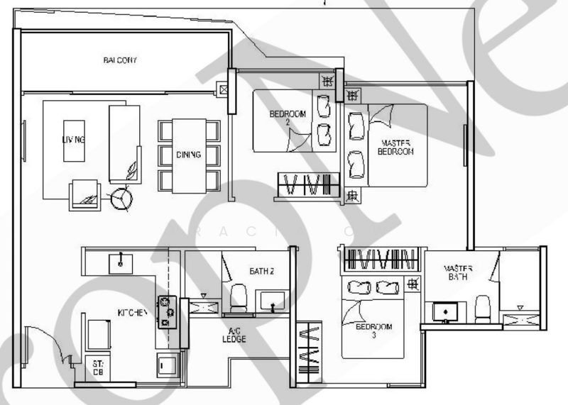 River Isles, 58 Edgedale Plains, 3 Bedrooms, 947 sqft, Condominium For Sale, by Gracia Ow, 500217919 - PropertyGuru.com.sg