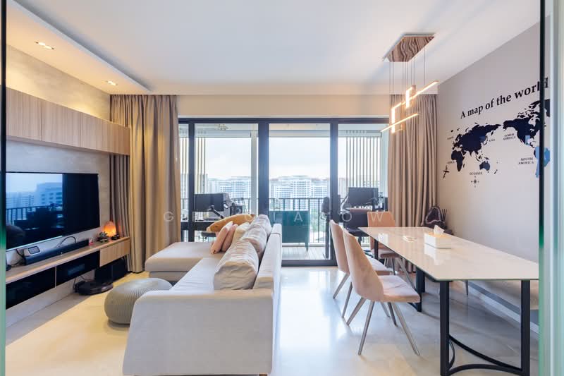 River Isles, 58 Edgedale Plains, 3 Bedrooms, 947 sqft, Condominium For Sale, by Gracia Ow, 500217919 - Living Room - PropertyGuru.com.sg