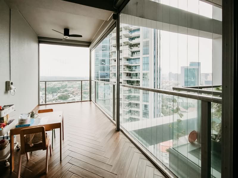 Residences @ Evelyn, 13 Evelyn Road, 3 Bedrooms, 1,539 sqft, Condominium For Sale, by Joshua Sim, 500217975 - Balcony - PropertyGuru.com.sg