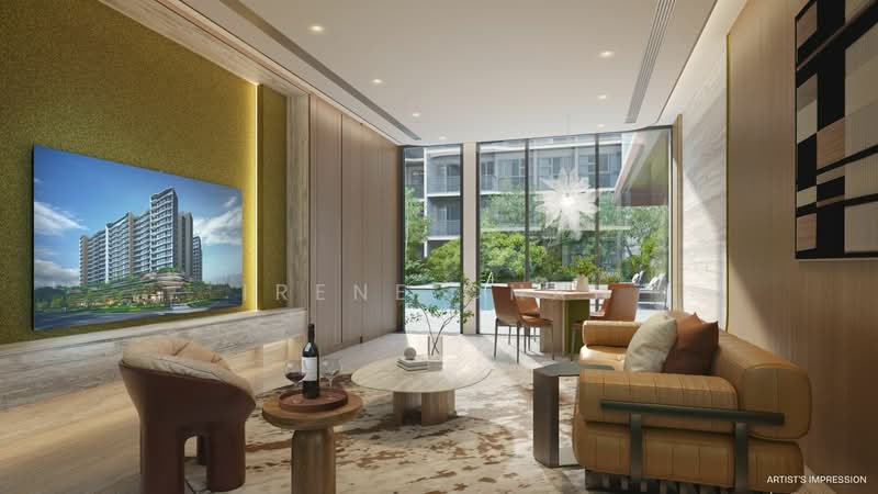 Pinery Residences, Tampines Street 94, 4 Bedrooms, 1,195 sqft, Condominium For Sale, by Irene Chan, 500217996 - Living Room - PropertyGuru.com.sg