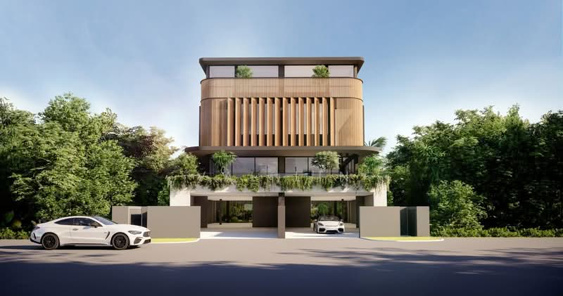 Brand New Semi-D w Basement, 6 mins walk to Tanjong Katong MRT, Bournemouth Road/ Wilkinson Road/ Branksome Road/ Tanjong Katong Road, 5 Bedrooms, 7,233 sqft, Semi-Detached House For Sale, by Val Lin, 500217999 - Exterior - PropertyGuru.com.sg