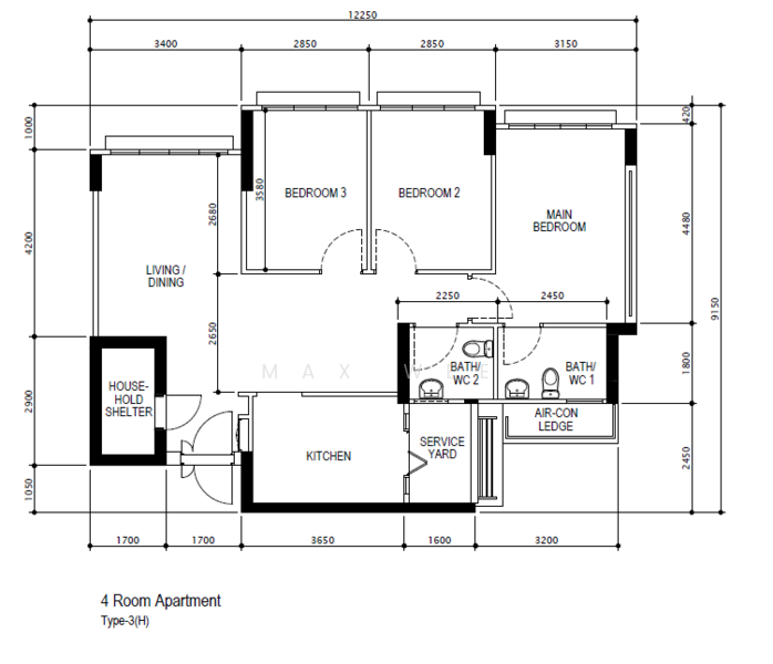18B MacPherson Residency, 18B Circuit Road, 3 Bedrooms, 1,001 sqft, HDB Flat For Sale, by Max Wee, 500218059 - PropertyGuru.com.sg