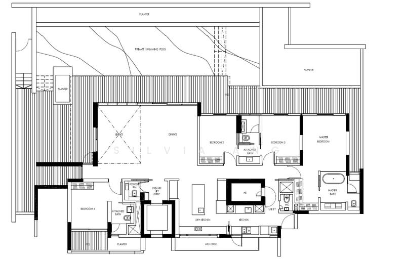Leedon Residence, 6 Leedon Heights, 4 Bedrooms, 5,145 sqft, Condominium For Rent, by Silvia Ang, 500218071 - PropertyGuru.com.sg
