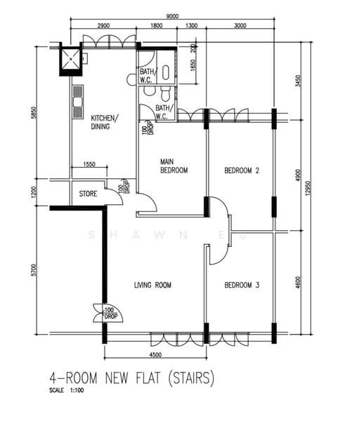 413 Hougang Avenue 10, 413 Hougang Avenue 10, 3 Bedrooms, 980 sqft, HDB Flat For Sale, by Shawn Eu, 500218073 - PropertyGuru.com.sg