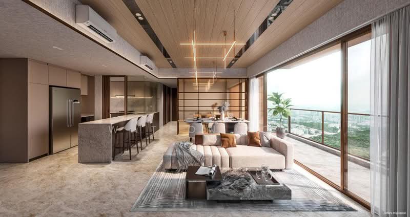 Dunearn House, 764 Dunearn Road, 4 Bedrooms, 1,378 sqft, Condominium For Sale, by Watson Poh, 500218120 - Living Room - PropertyGuru.com.sg
