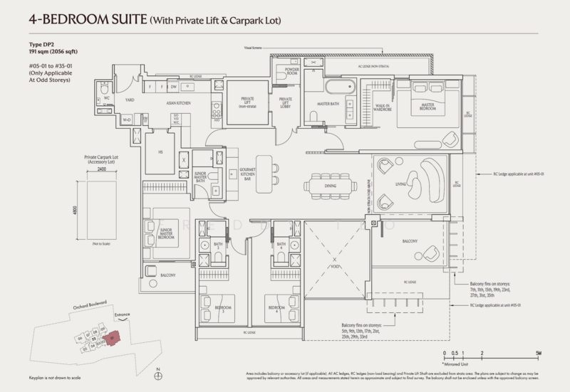 UPPERHOUSE at Orchard Boulevard, 22 Orchard Boulevard, 4 Bedrooms, 2,056 sqft, Condominium For Sale, by Freddy Teo, 500218247 - PropertyGuru.com.sg