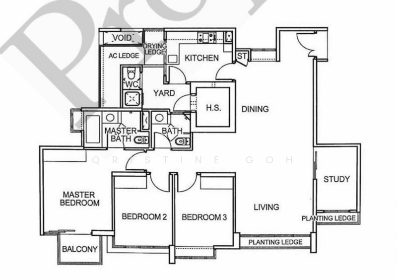 Park Green, 2 Rivervale Link, 3 Bedrooms, 1,367 sqft, Condominium For Sale, by Qristine Goh, 500218260 - PropertyGuru.com.sg