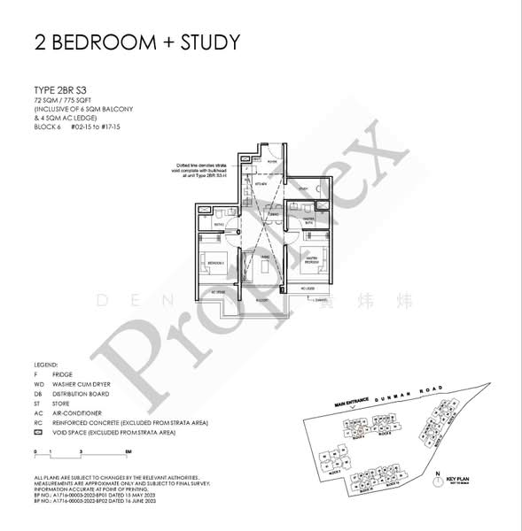 Grand Dunman, 6 Dunman Road, 2 Bedrooms, 775 sqft, Condominium For Sale, by Den Ng 黄炜炜, 500218264 - Study - PropertyGuru.com.sg