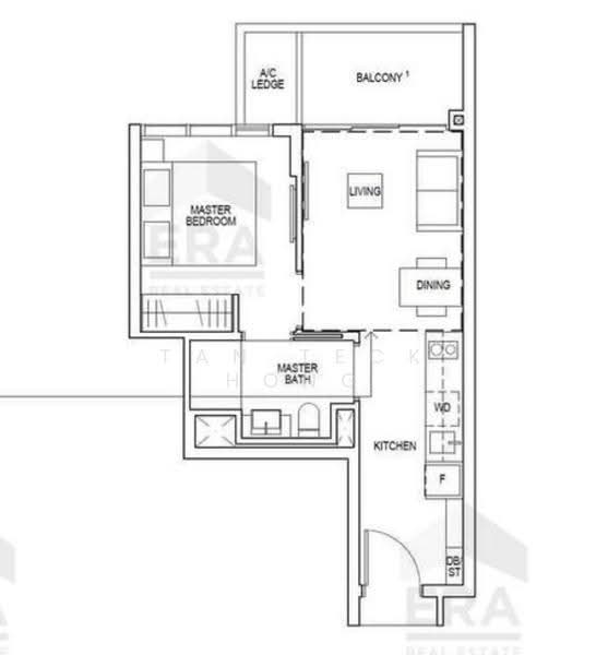 Riverfront Residences, 41 Hougang Avenue 7, Hougang / Punggol / Sengkang, 1 Bedroom, 463 sqft, Condominium For Rent, by Tan Teck Hong, 500218332 - PropertyGuru.com.sg