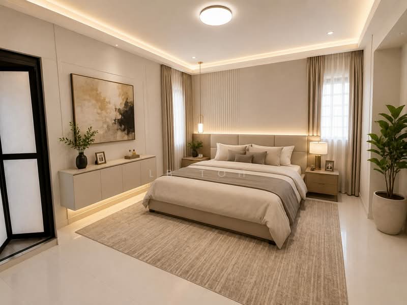 250A Compassvale Street, 250A Compassvale Street, 3 Bedrooms, 1,400 sqft, HDB Flat For Sale, by LB Toh, 500218333 - Master Bedroom - AI furbished - PropertyGuru.com.sg