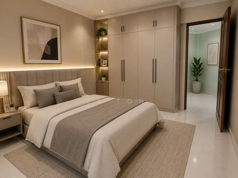 250A Compassvale Street, 250A Compassvale Street, 3 Bedrooms, 1,400 sqft, HDB Flat For Sale, by LB Toh, 500218333 - Bedroom - AI furbished - PropertyGuru.com.sg