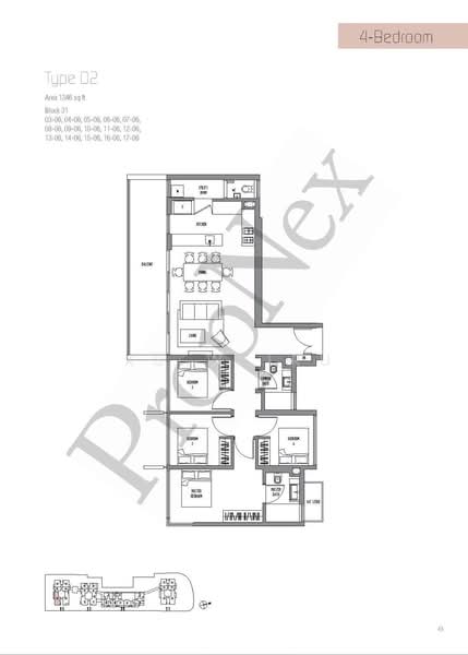 Sennett Residence, 31 Pheng Geck Avenue, 4 Bedrooms, 1,346 sqft, Condominium For Rent, by Xu Weiru, 500218456 - PropertyGuru.com.sg